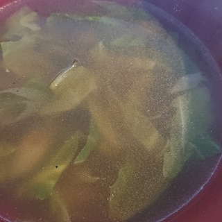 椎茸キャベツスープ